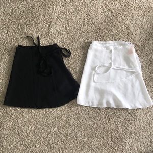Set of 2 Mirella Chiffon wrap skirts